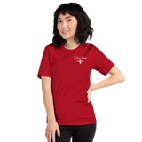 Red Women's Short-Sleeve Brand T-Shirt