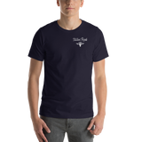 Blue Men's Short-Sleeve Brand T-Shirt