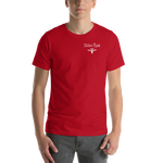 Red Men's Short-Sleeve Brand T-Shirt