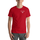 Red Men's Short-Sleeve Brand T-Shirt