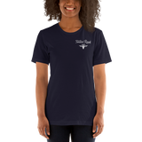 Blue Women's Short-Sleeve Brand T-Shirt