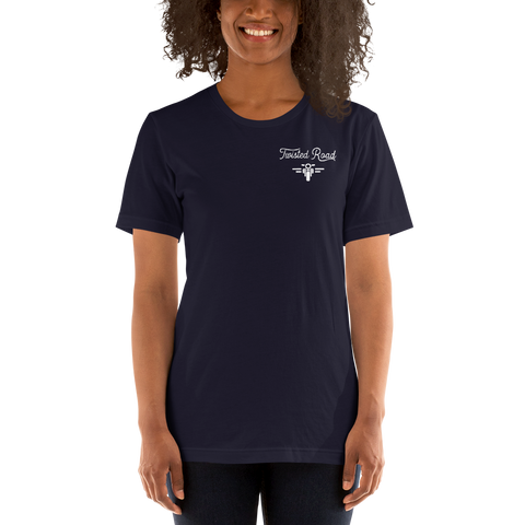 Blue Women's Short-Sleeve Brand T-Shirt